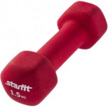 Гантель STARFIT 1,5 кг в неопрене