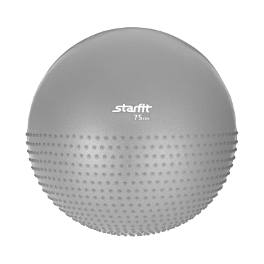 Мяч гимнаст STARFIT d 75см (антивзрыв) полумассажный