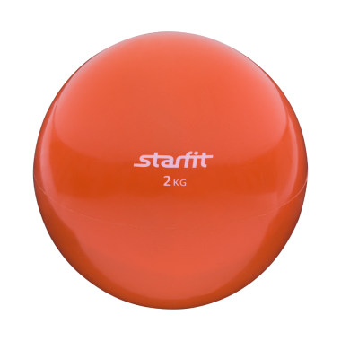 Мяч медбол 2 кг STARFIT оранжевый