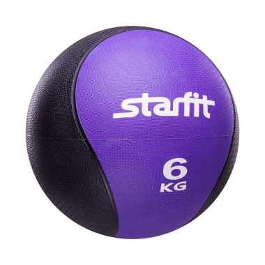 Мяч медбол 6 кг STARFIT Pro фиолетовый