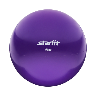 Мяч медбол 6 кг STARFIT фиолетовый