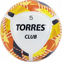 Мяч ф/б TORRES Club р.5, 32пан. PU,  руч.сшивка