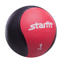 Мяч медбол 1 кг STARFIT Pro красный