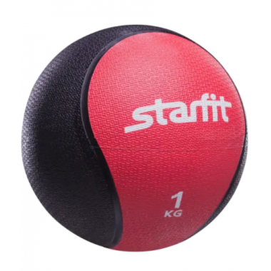 Мяч медбол 1 кг STARFIT Pro красный