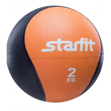 Мяч медбол 2 кг Starfit Pro оранжевый